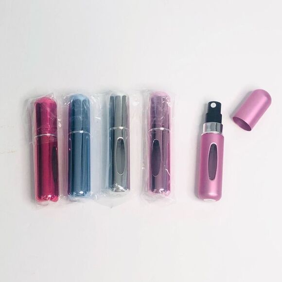 perfume travel refillable accessories atomizer bottle portable 5 ml 5 pack - Picture 1 of 5